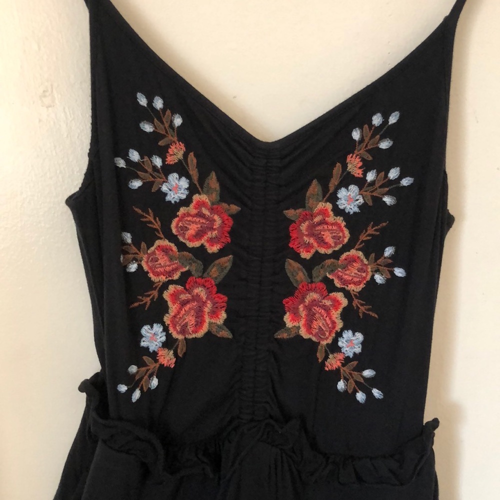 Embroidered romper